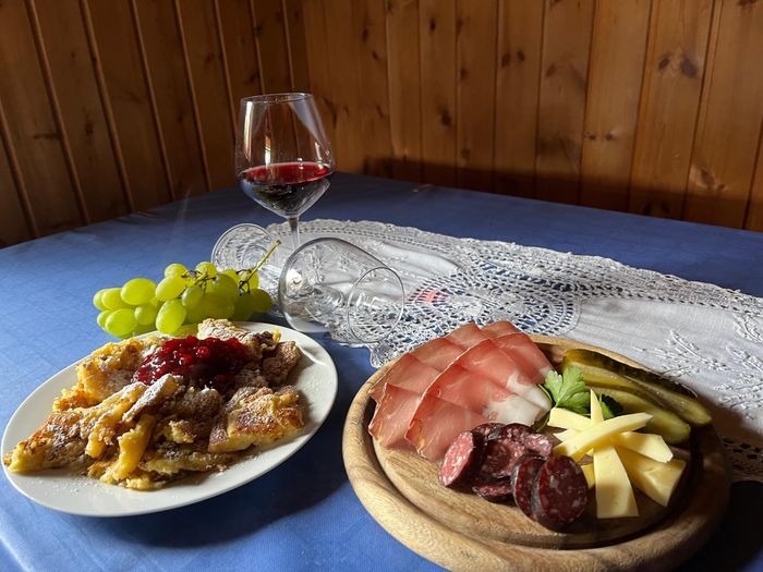pastasciutta, canederli e Kaiserschmarren
